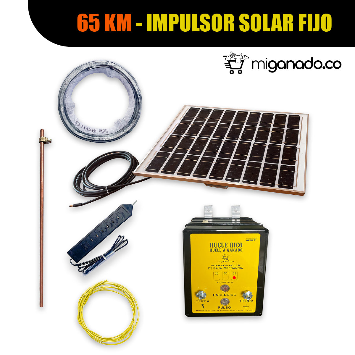 65 km - Impulsor solar fijo