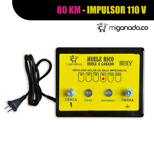 80 km - Impulsor 110 Voltios AC