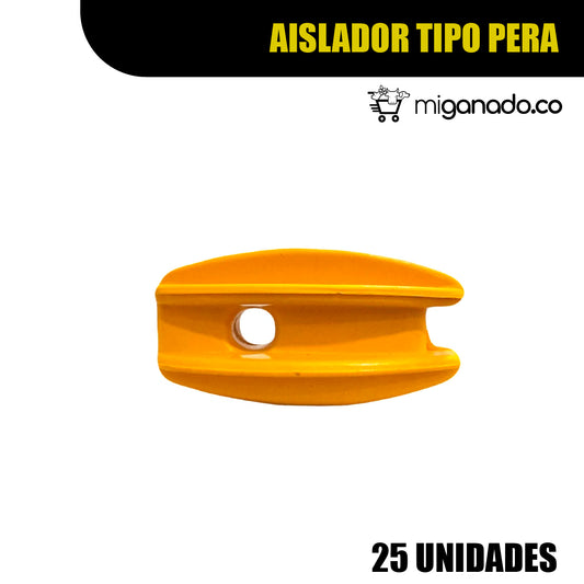 Aislador tipo pera