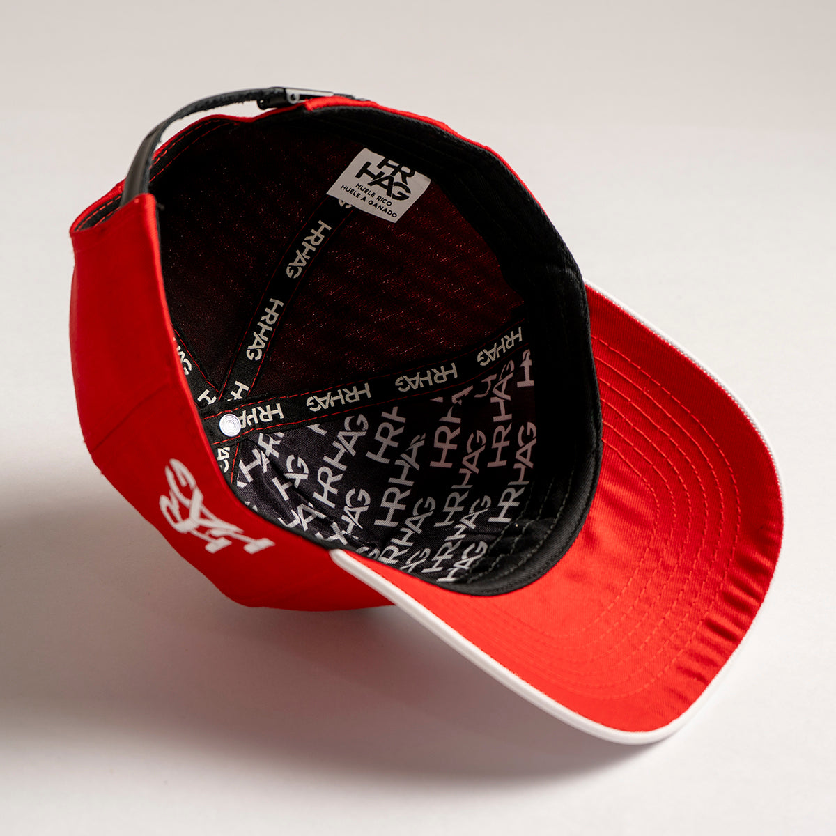 Gorra HRHG (roja y blanca)