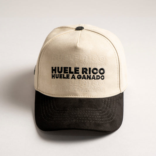 Gorra HRHG (beige y negra )