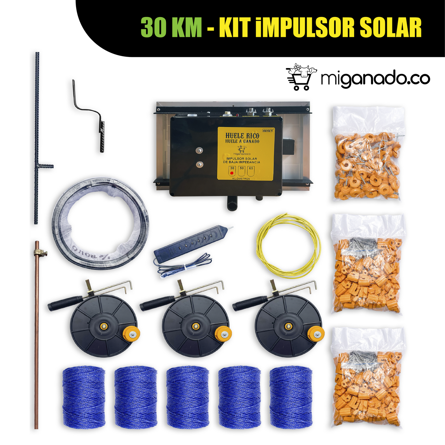 30 km - Kit impulsor solar mini