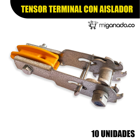Tensor Terminal con Aislador (10 unidades)