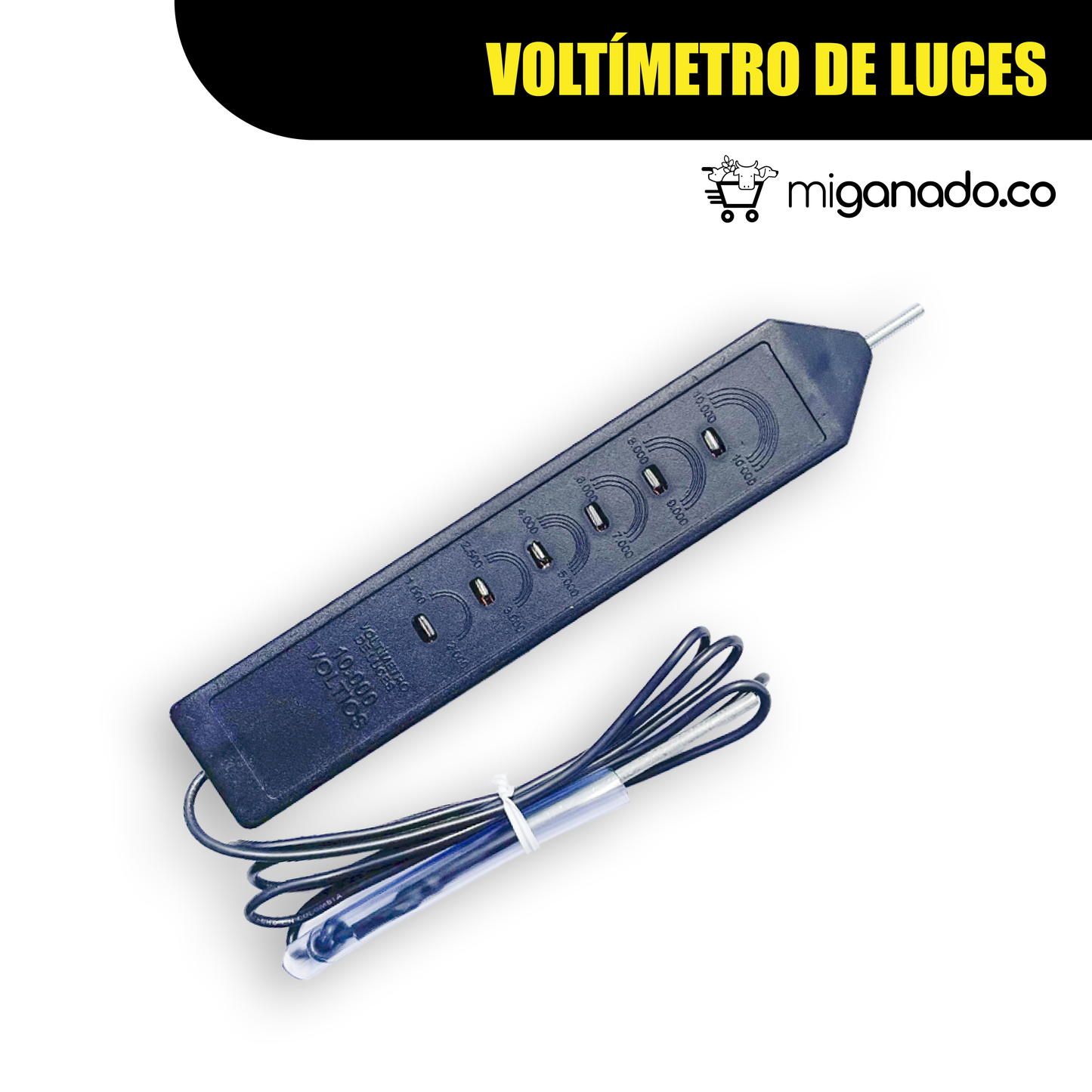 Voltímetro de luces